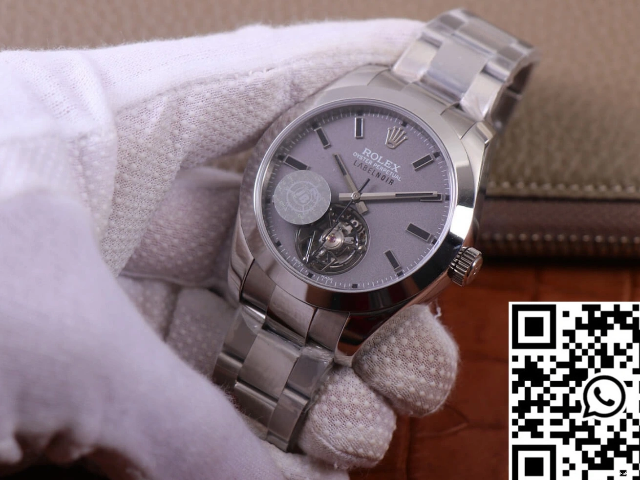 116400 Label Base Replica Noir Silver JB Milgauss LNT01HS-001 Design Factory watch case Rolex 0819